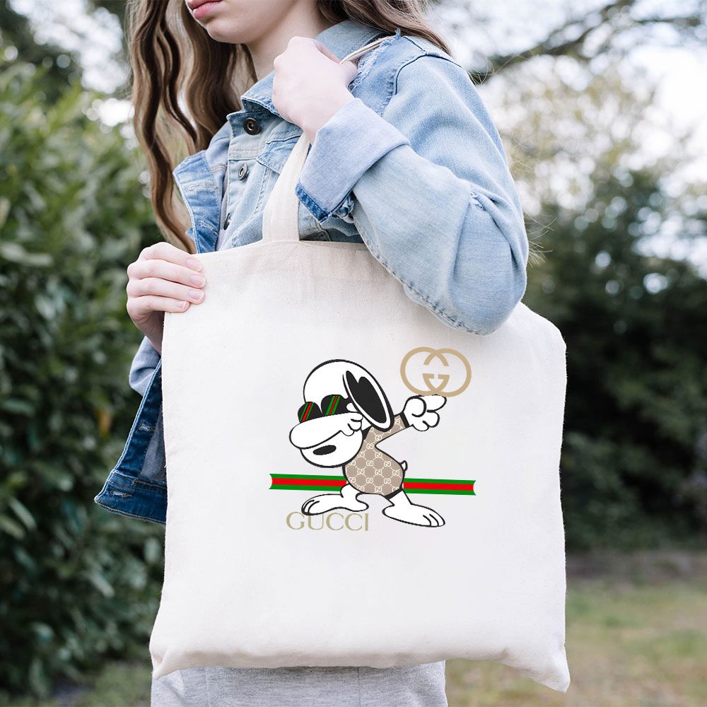 Gucci-Snoopy-Dabbing-Cotton-Canvas-Tote-Bag-TTB1315-3