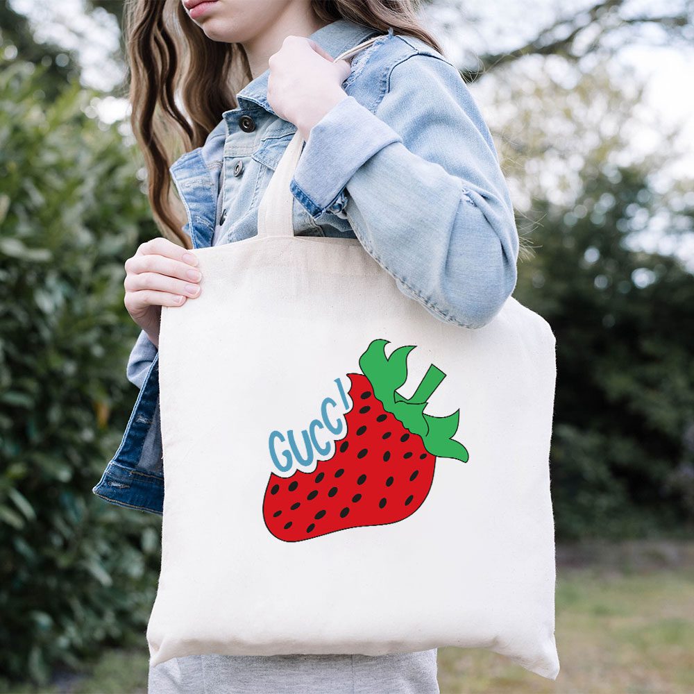 Gucci-Strawberry-Logo-Cotton-Canvas-Tote-Bag-TTB1348-3