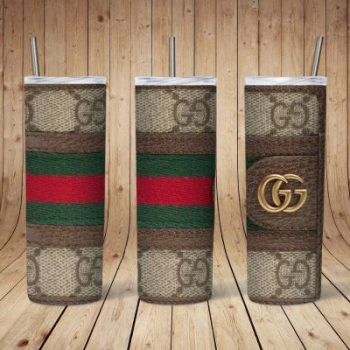 Gucci Stripe Yeti Inspired Luxury Skinny Tumbler 20oz  SKT1516