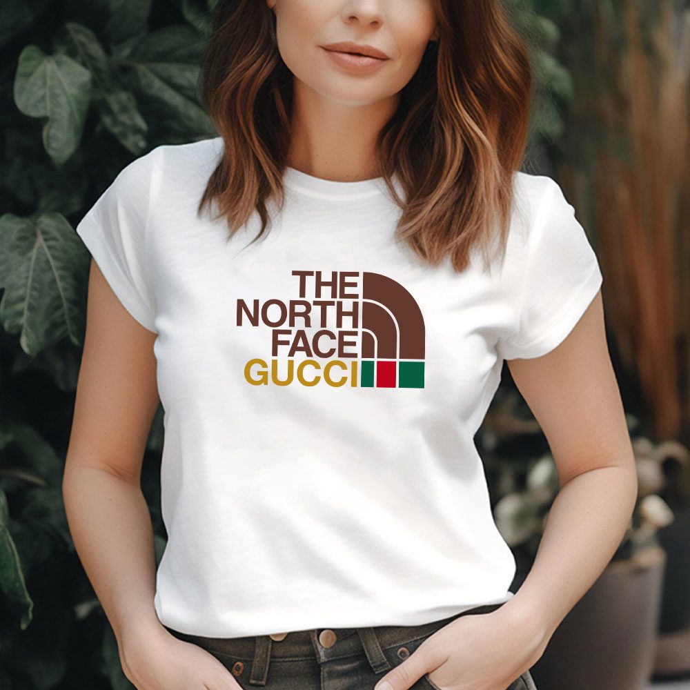 Gucci-The-North-Face-Lady-T-Shirt-Luxury-Tee-For-Women-LDS1318-2