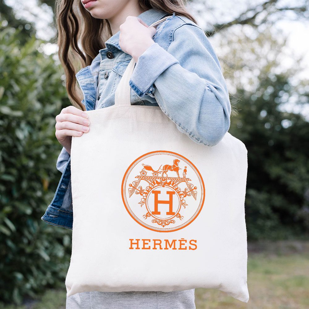 Hermes-Horse-Original-Logo-Cotton-Canvas-Tote-Bag-TTB1498-3