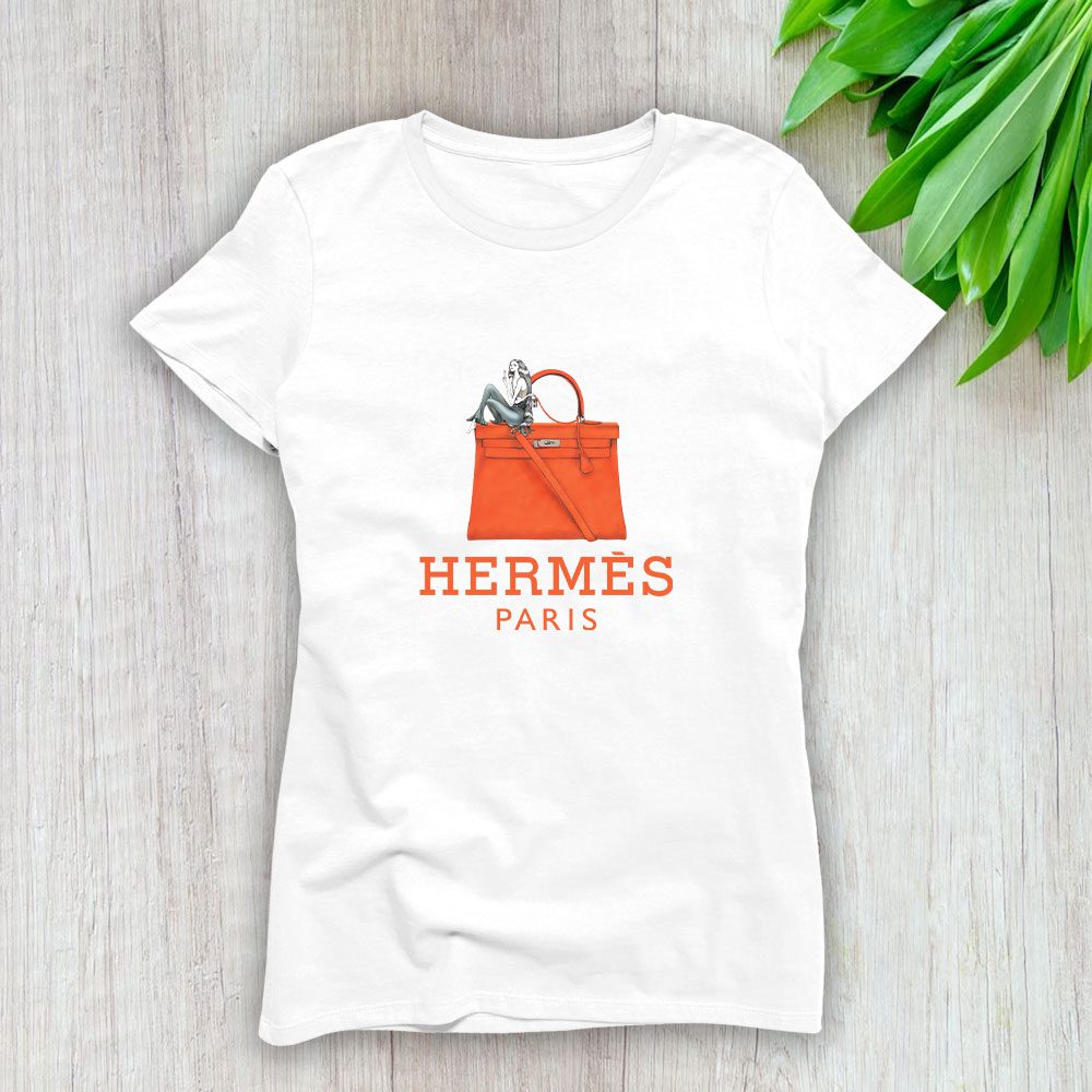 Hermes-Paris-Bags-Kelly-Lady-T-Shirt-Luxury-Tee-For-Women-LDS1519 Hermes Paris Bags Kelly Lady T-Shirt Luxury Tee For Women LDS1519