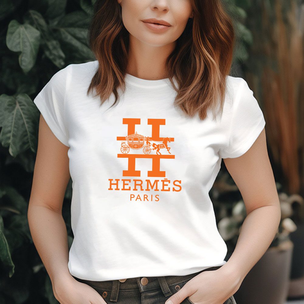 Hermes-Paris-Horse-Logo-Lady-T-Shirt-Luxury-Tee-For-Women-LDS1510-2