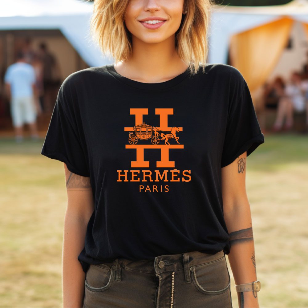 Hermes-Paris-Horse-Logo-Lady-T-Shirt-Luxury-Tee-For-Women-LDS1510-3