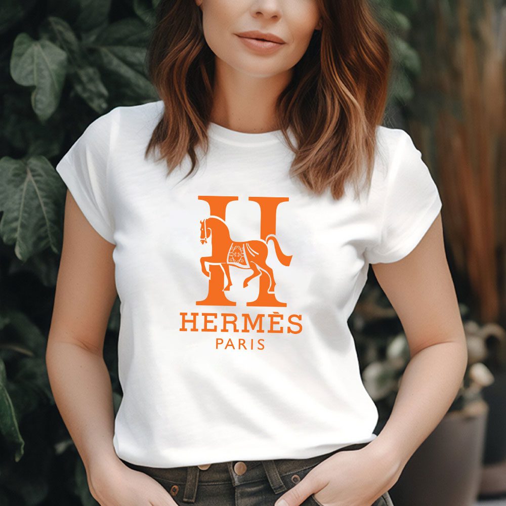 Hermes-Paris-Horse-Original-Logo-Lady-T-Shirt-Luxury-Tee-For-Women-LDS1506-2
