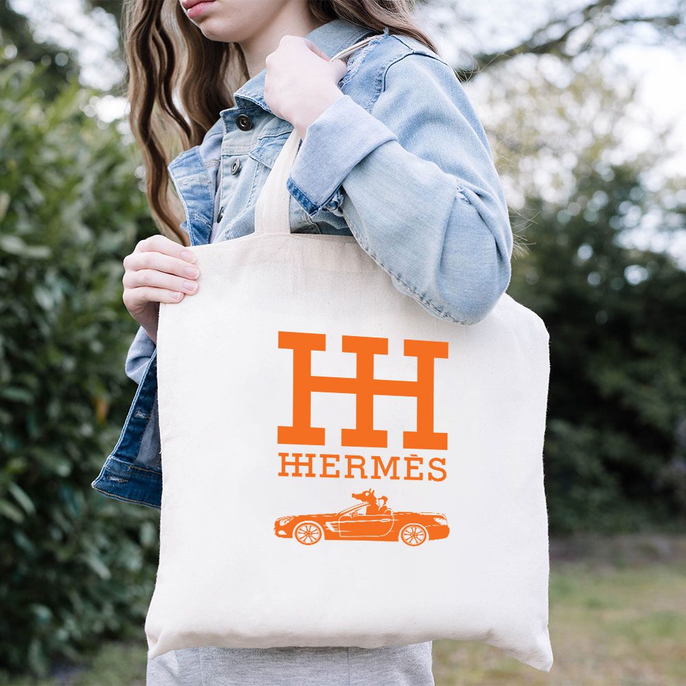 Hermes-Paris-Rolls-Royce-Cotton-Canvas-Tote-Bag-TTB1513-3
