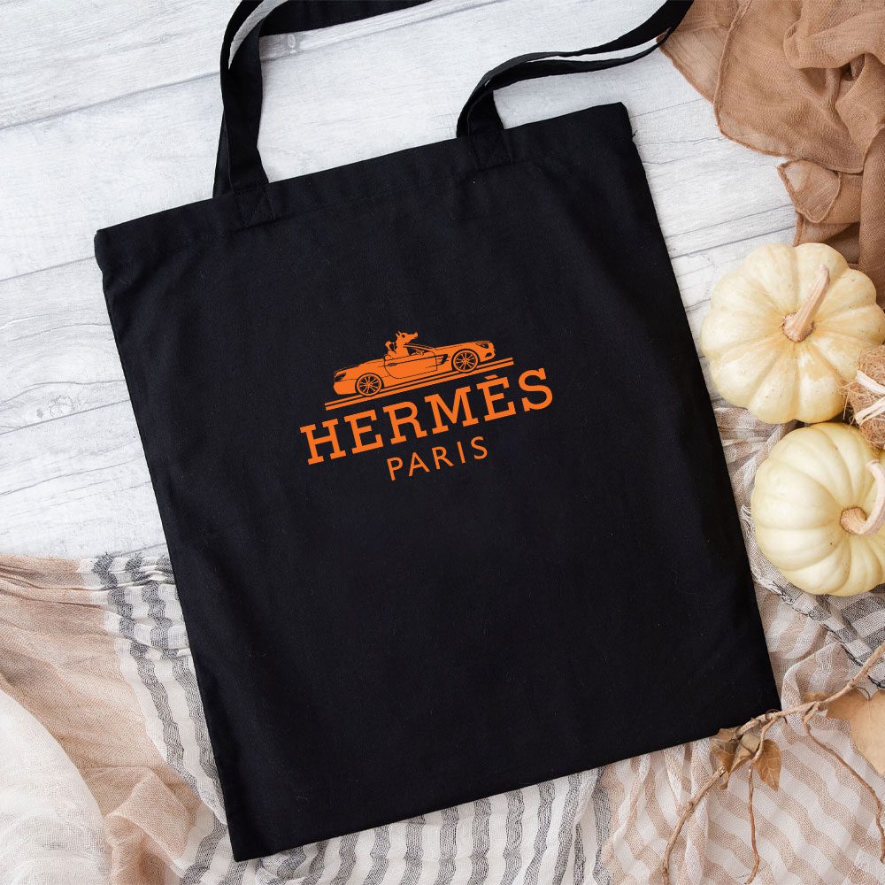 Hermes-Paris-Rolls-Royce-Logo-Cotton-Canvas-Tote-Bag-TTB1506-1