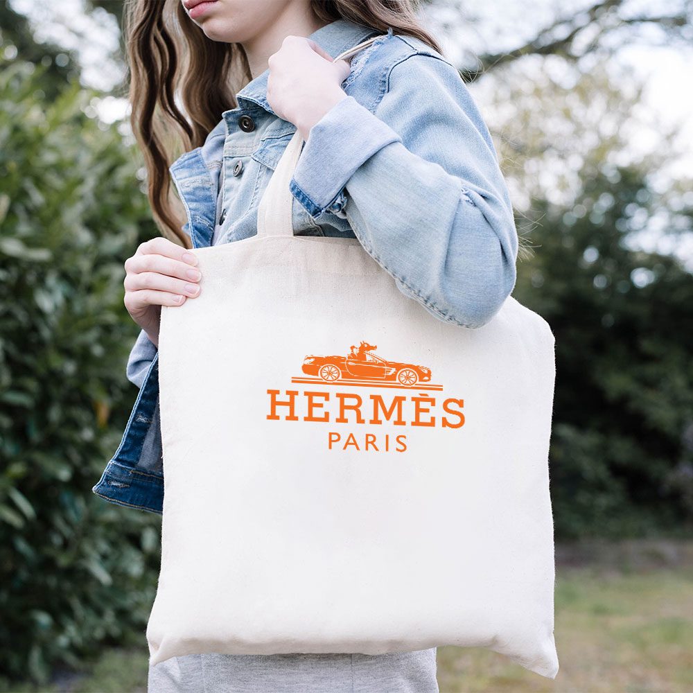 Hermes-Paris-Rolls-Royce-Logo-Cotton-Canvas-Tote-Bag-TTB1506-3