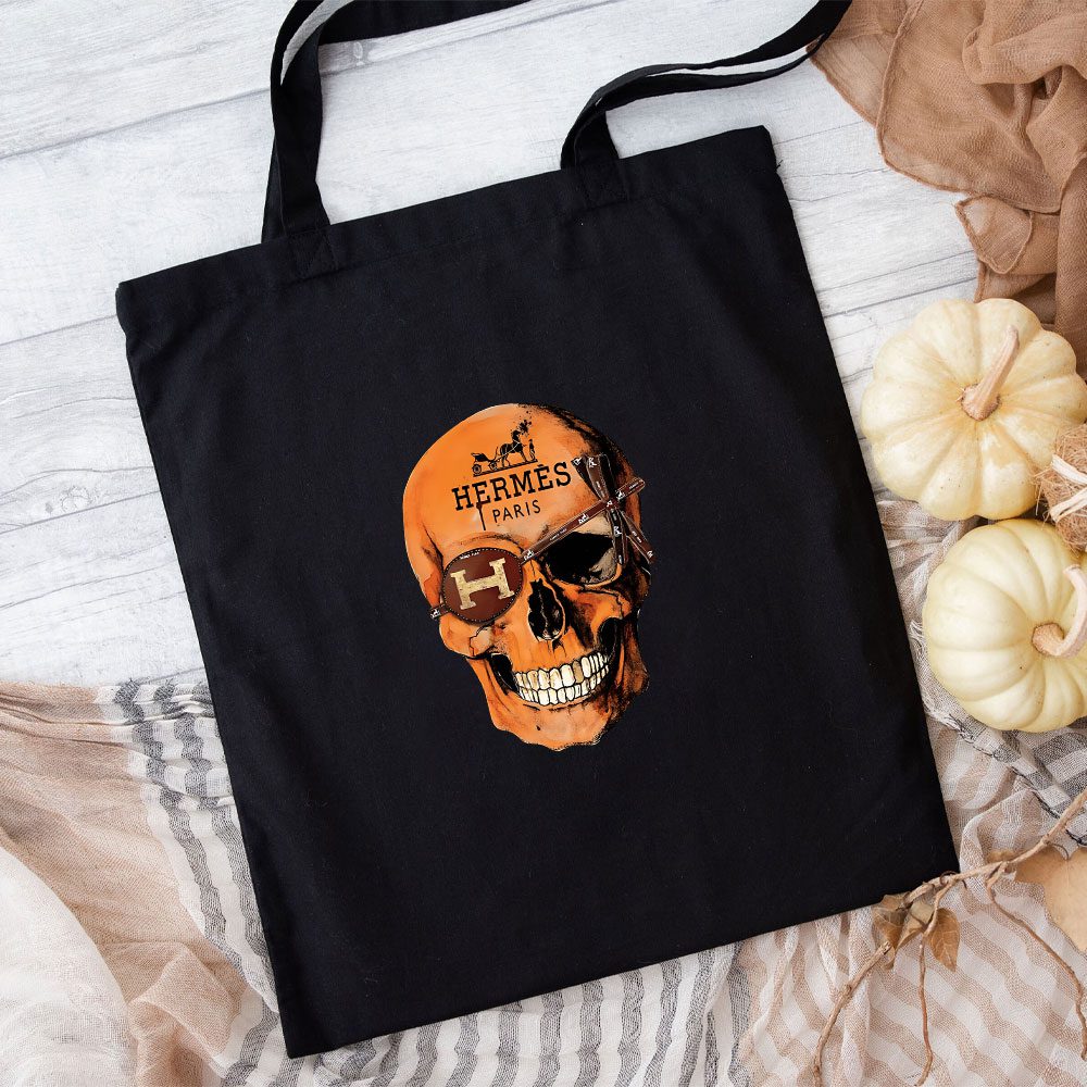 Hermes-Paris-Skul-Cotton-Canvas-Tote-Bag-TTB1507-1