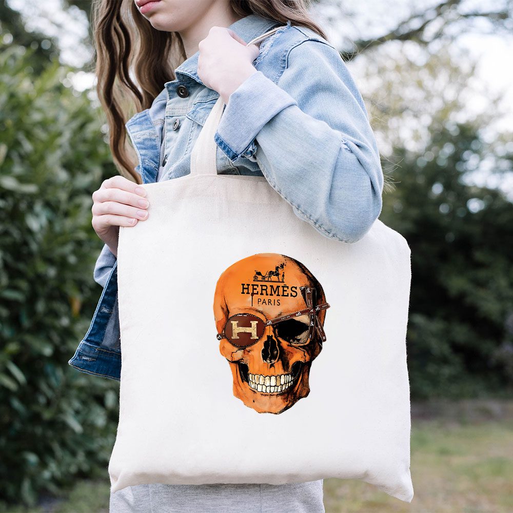 Hermes-Paris-Skul-Cotton-Canvas-Tote-Bag-TTB1507-3