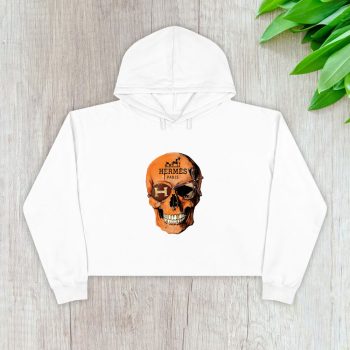 Hermes Paris Skul Crop Pullover Hoodie For Lady CPH1507