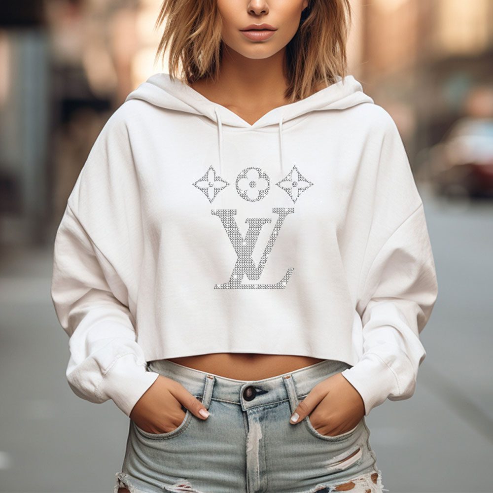 Louis-Vuitton-Logo-Luxury-Diamonds-Crop-Pullover-Hoodie-For-Lady-CPH1662-2