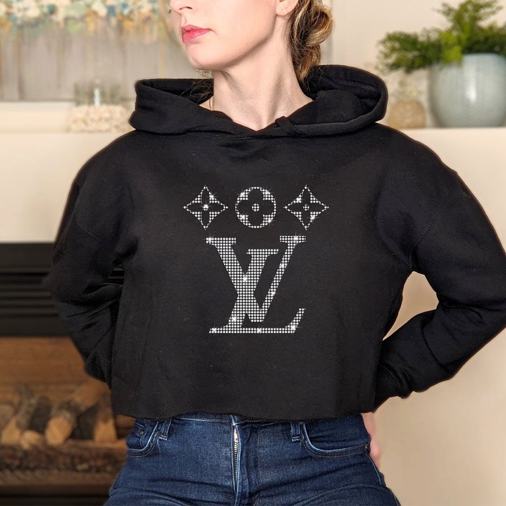 Louis-Vuitton-Logo-Luxury-Diamonds-Crop-Pullover-Hoodie-For-Lady-CPH1662-3