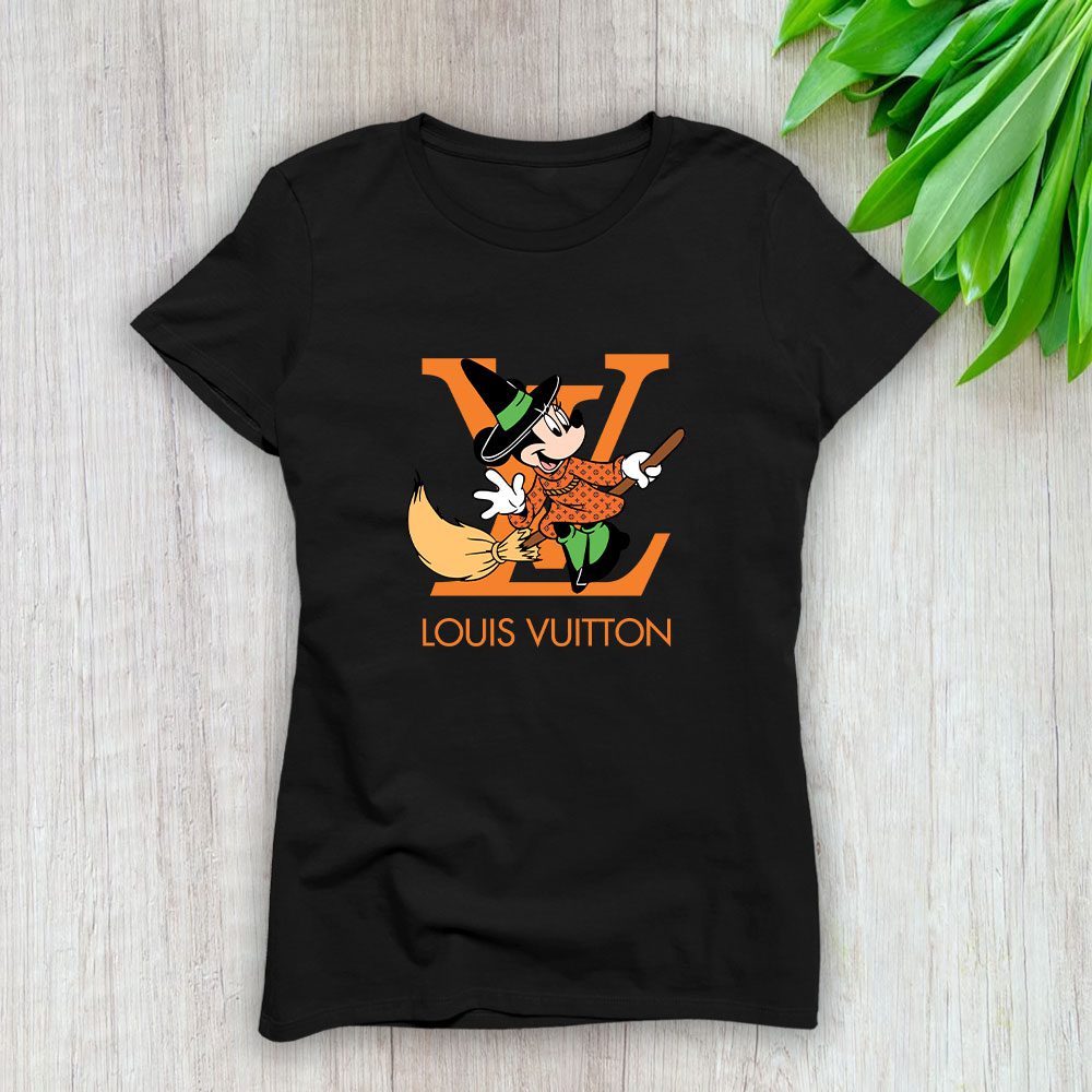 Louis-Vuitton-Logo-Luxury-Halloween-Pumpkin-Minnie-Mouse-Lady-T-Shirt-Luxury-Tee-For-Women-LDS1722-1