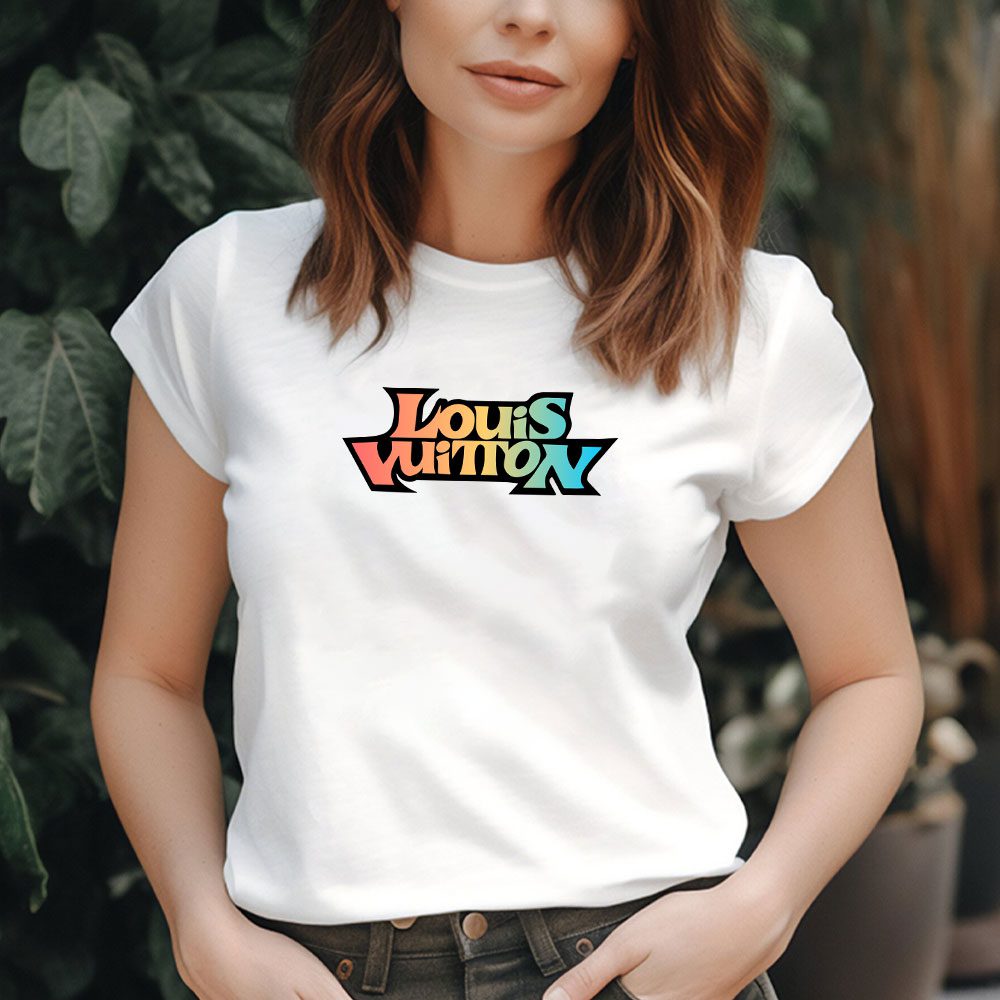 Louis-Vuitton-Logo-Luxury-Lady-T-Shirt-Luxury-Tee-For-Women-LDS1669-2