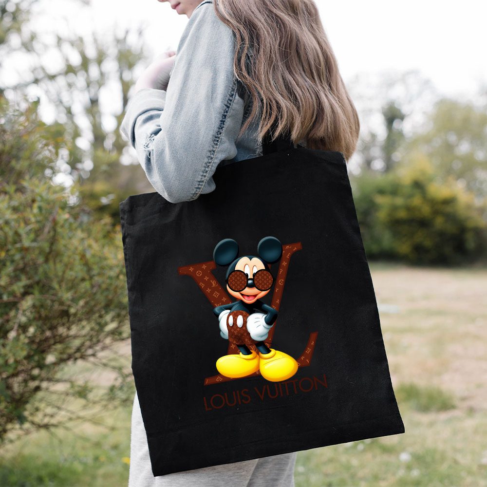 Louis-Vuitton-Logo-Luxury-Monogram-Canvas-Pattern-Mickey-Mouse-Cotton-Canvas-Tote-Bag-TTB1645-2