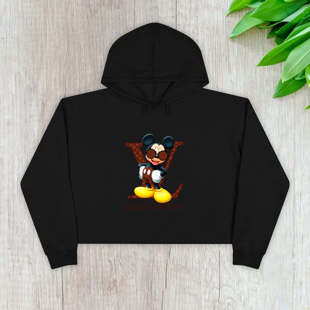 Louis-Vuitton-Logo-Luxury-Monogram-Canvas-Pattern-Mickey-Mouse-Crop-Pullover-Hoodie-For-Lady-CPH1645-1