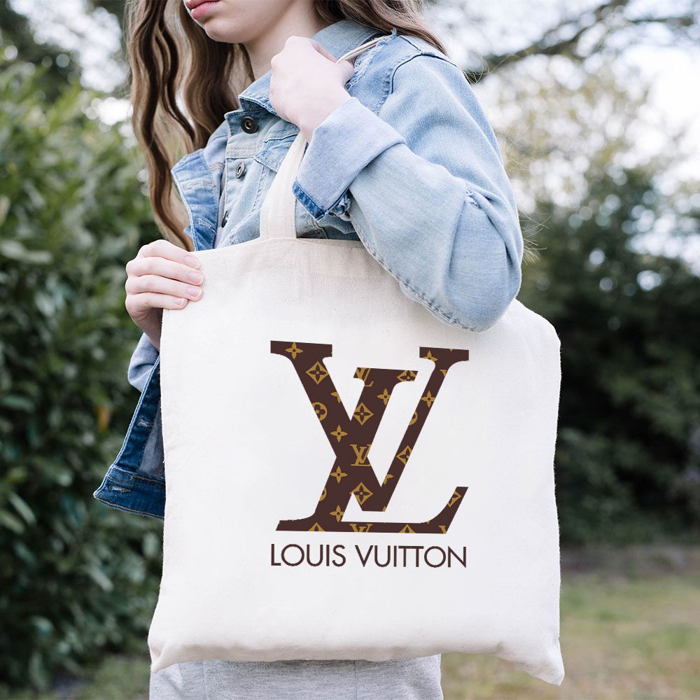 Louis-Vuitton-Luxury-Logo-Monogram-Canvas-Pattern-Cotton-Canvas-Tote-Bag-TTB1533-3