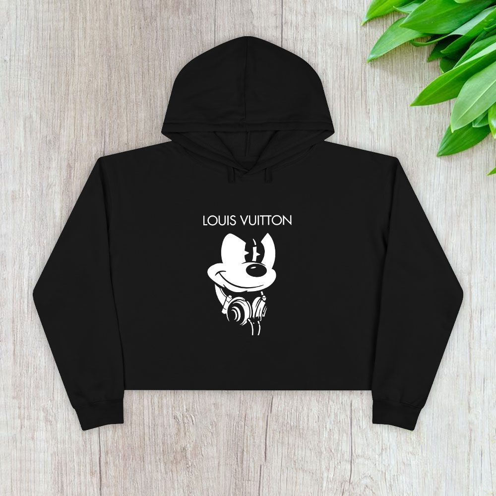Louis-Vuitton-Mickey-Mouse-Crop-Pullover-Hoodie-For-Lady-CPH1590 Louis Vuitton Mickey Mouse Crop Pullover Hoodie For Lady CPH1590