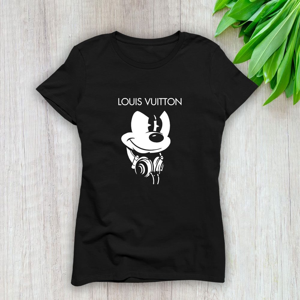 Louis-Vuitton-Mickey-Mouse-Lady-T-Shirt-Luxury-Tee-For-Women-LDS1592 Louis Vuitton Mickey Mouse Lady T-Shirt Luxury Tee For Women LDS1592