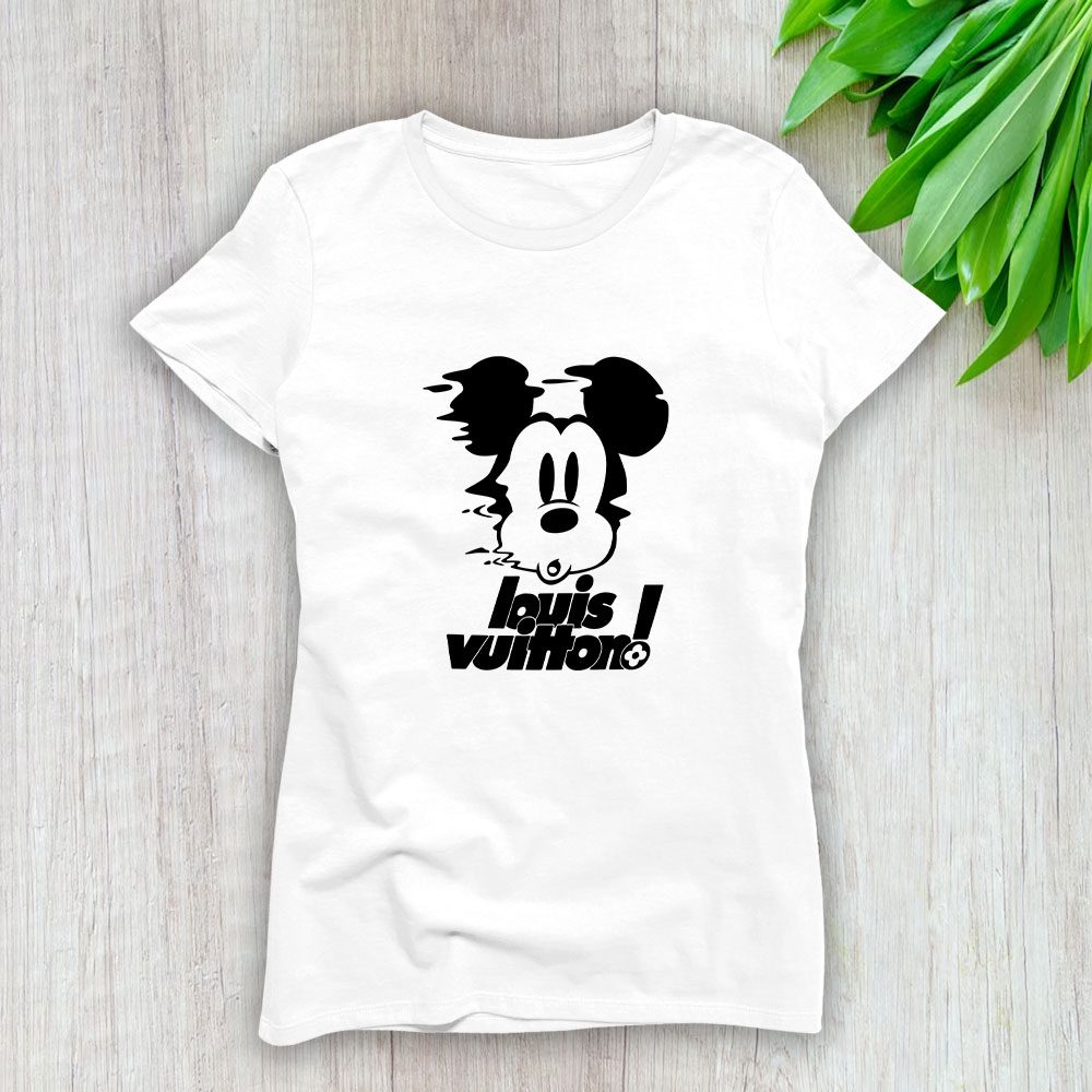 Louis-Vuitton-Mickey-Mouse-Lady-T-Shirt-Luxury-Tee-For-Women-LDS1671 Louis Vuitton Mickey Mouse Lady T-Shirt Luxury Tee For Women LDS1671