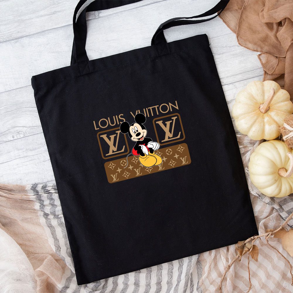 Louis-Vuitton-Monogram-Canvas-Pattern-Mickey-Mouse-Cotton-Canvas-Tote-Bag-TTB1690-1