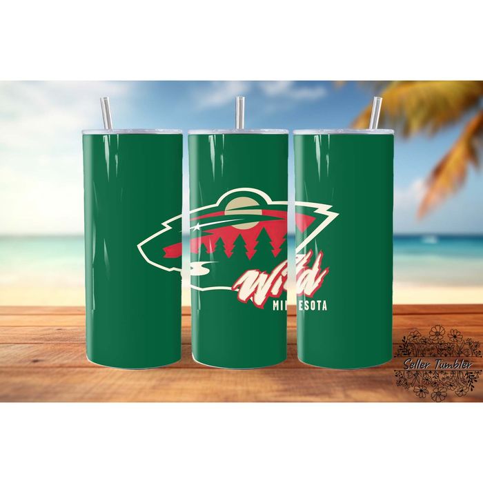 Minnesota-Wild-Skinny-Tumbler-20oz-SKT1436 Minnesota Wild Skinny Tumbler 20oz SKT1436