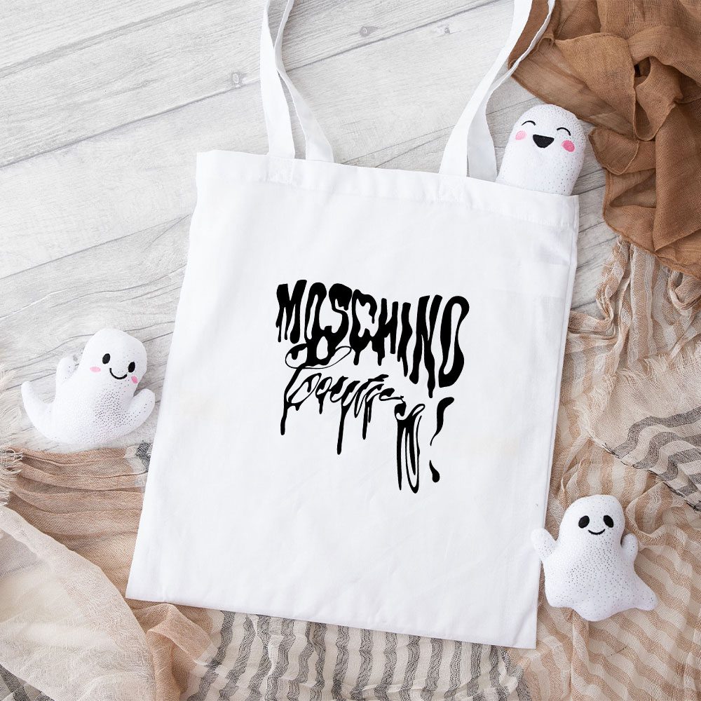 Moschino-Couture-Graffiti-Cotton-Canvas-Tote-Bag-TTB1748 Moschino Couture Graffiti Cotton Canvas Tote Bag TTB1748