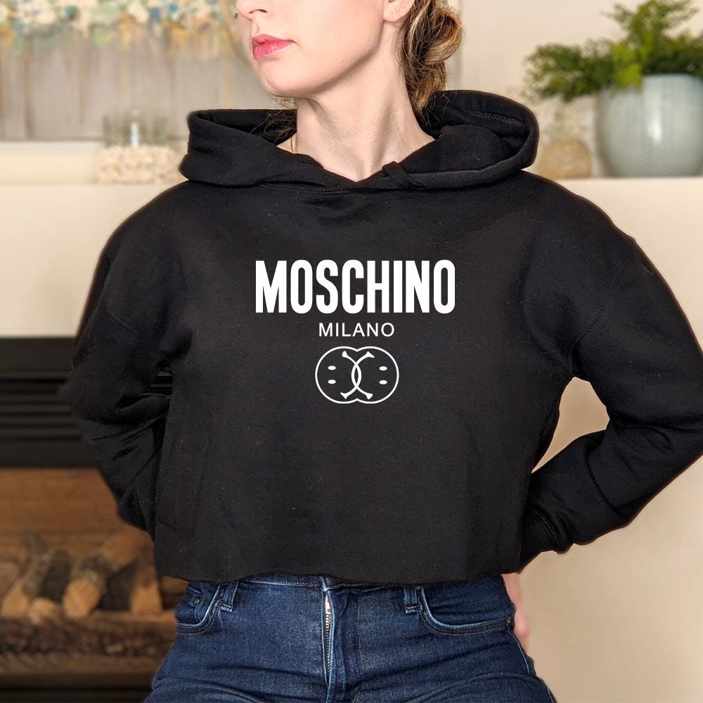 Moschino-Double-Smile-Logo-Crop-Pullover-Hoodie-For-Lady-CPH1744-1