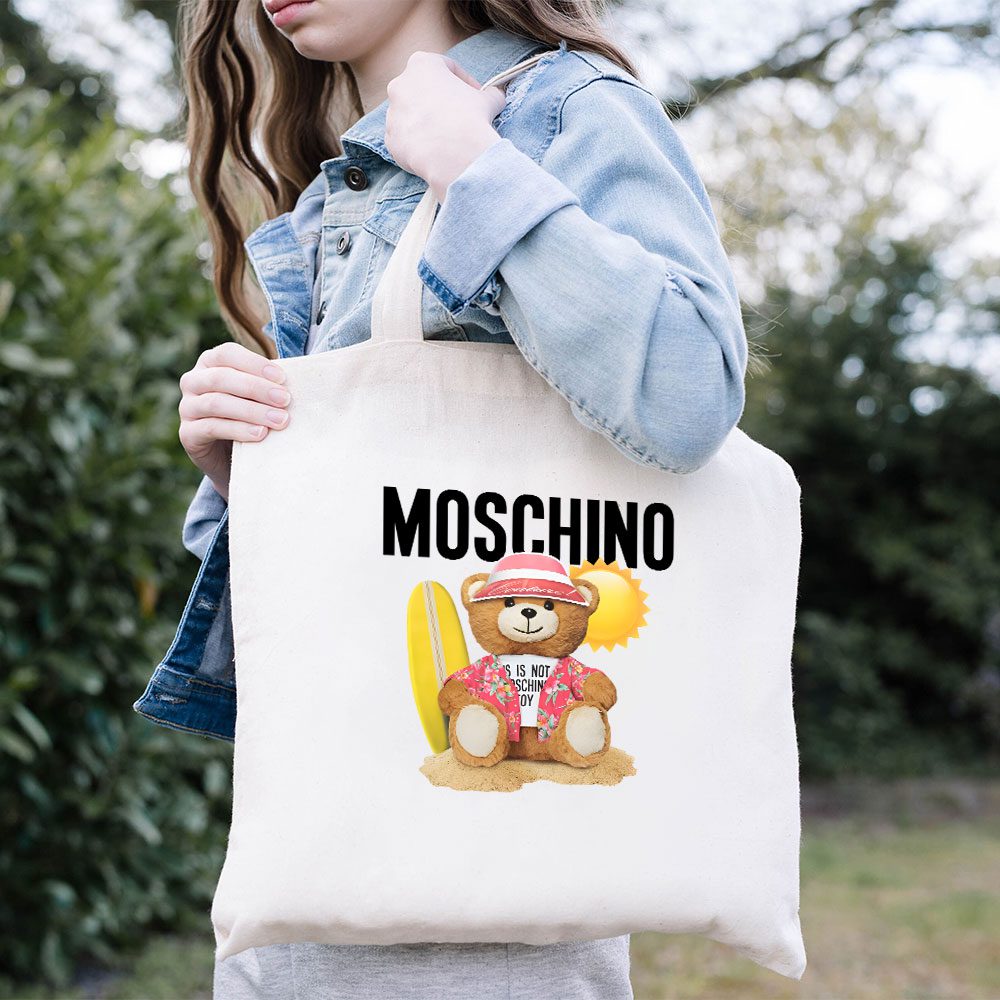 Moschino-Teddy-Bear-Cotton-Canvas-Tote-Bag-TTB1755-1