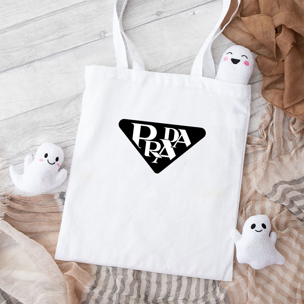 Prada-Logo-Luxury-Cotton-Canvas-Tote-Bag-TTB1790 Prada Logo Luxury Cotton Canvas Tote Bag TTB1790