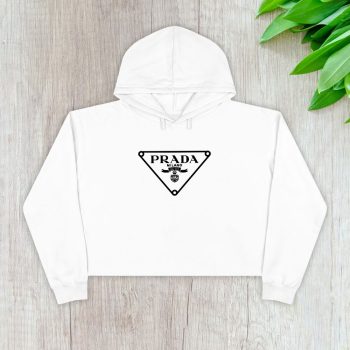 Prada Logo Luxury Crop Pullover Hoodie For Lady CPH1787