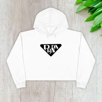 Prada Logo Luxury Crop Pullover Hoodie For Lady CPH1790