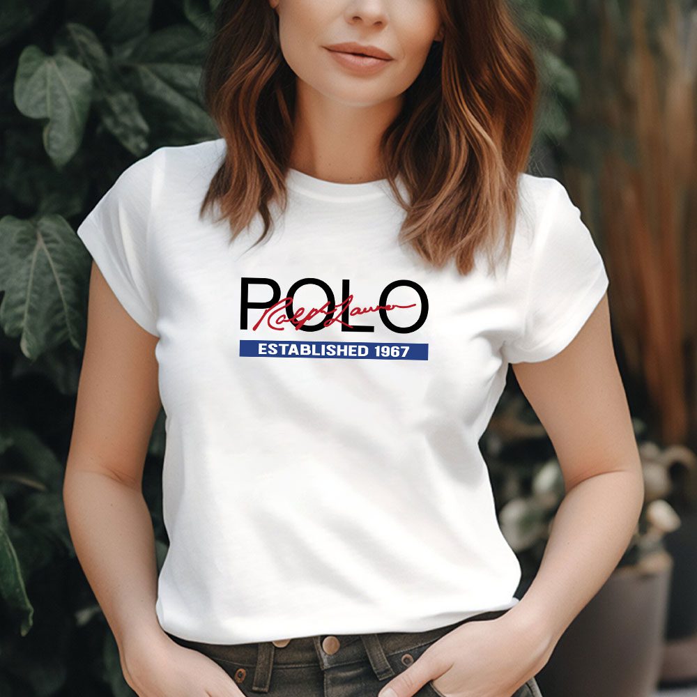 Ralph-Lauren-Camiseta-Polo-Infantil-Lettering-Branca-Lady-T-Shirt-Luxury-Tee-For-Women-LDS1815-1