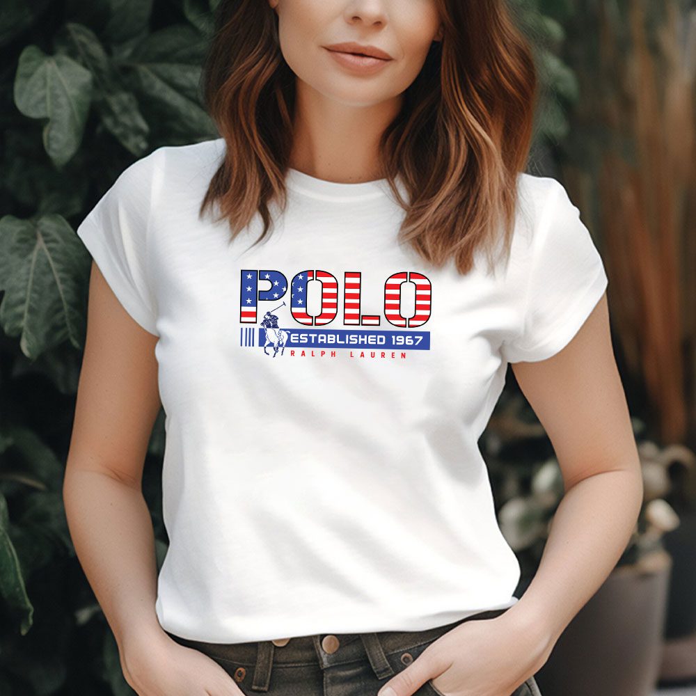 Ralph-Lauren-Camiseta-Polo-Infantil-Lettering-Branca-Lady-T-Shirt-Luxury-Tee-For-Women-LDS1821-2