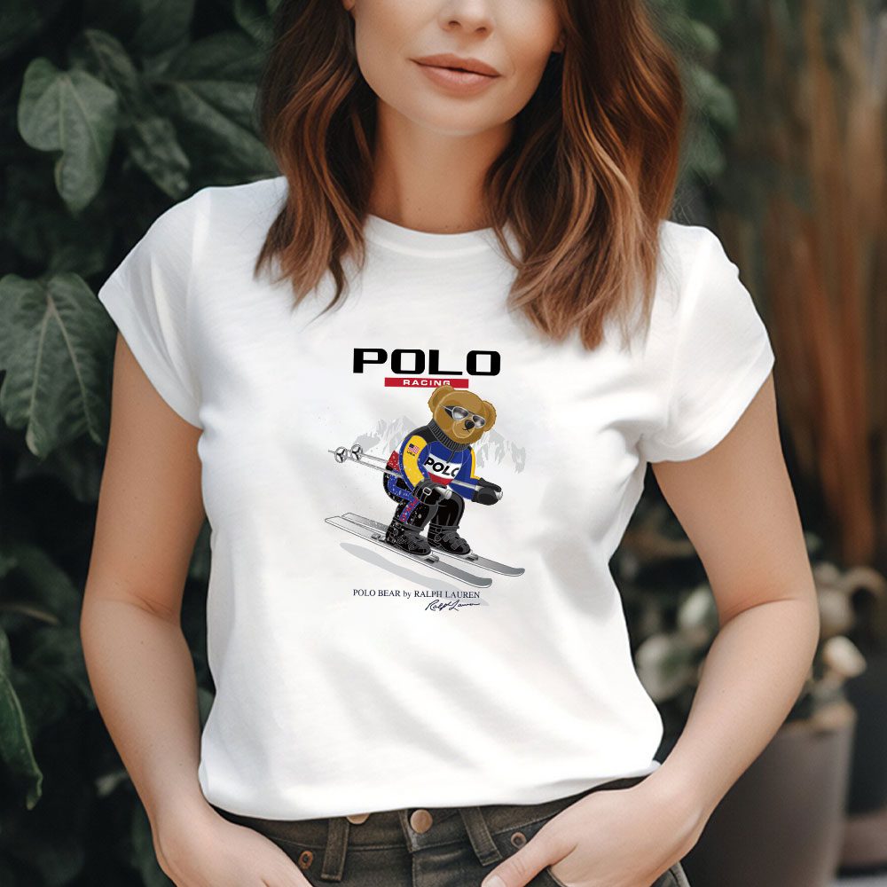 Ralph-Lauren-Polo-Racing-Bear-Teddy-Lady-T-Shirt-Luxury-Tee-For-Women-LDS1836-1