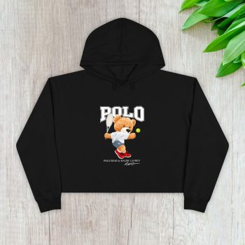 Ralph Lauren Polo Sport Bear Teddy Crop Pullover Hoodie For Lady CPH1848
