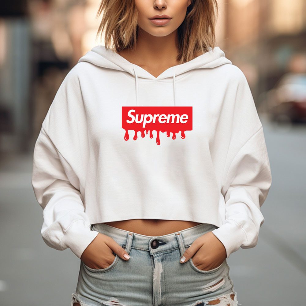 Supreme-Drip-Luxury-Logo-Crop-Pullover-Hoodie-For-Lady-CPH1854-2