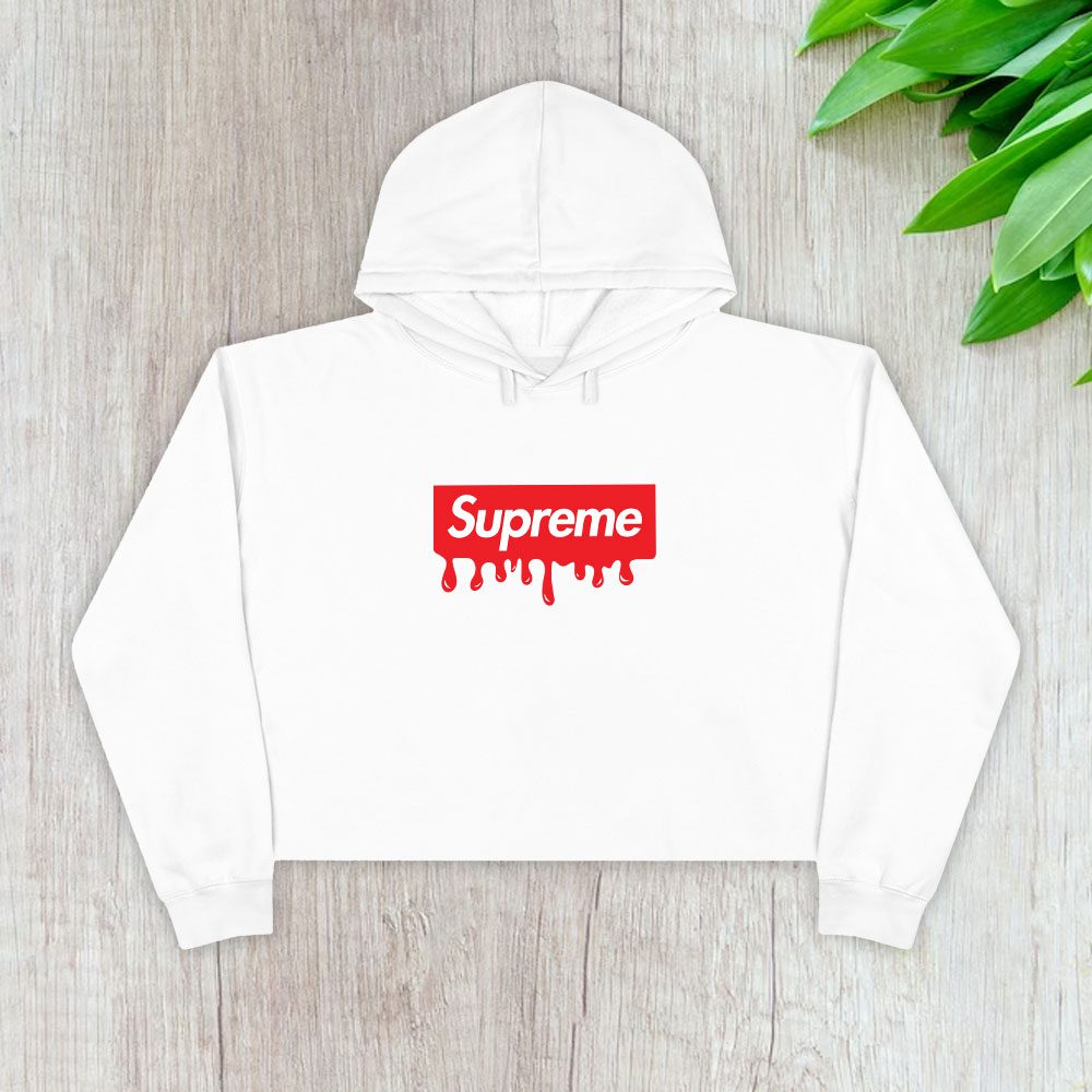 Supreme-Drip-Luxury-Logo-Crop-Pullover-Hoodie-For-Lady-CPH1854 Supreme Drip Luxury Logo Crop Pullover Hoodie For Lady CPH1854