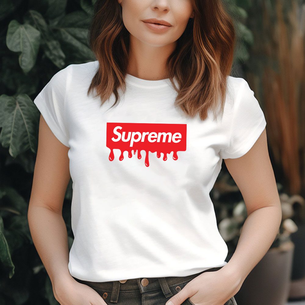 Supreme-Drip-Luxury-Logo-Lady-T-Shirt-Luxury-Tee-For-Women-LDS1856-2