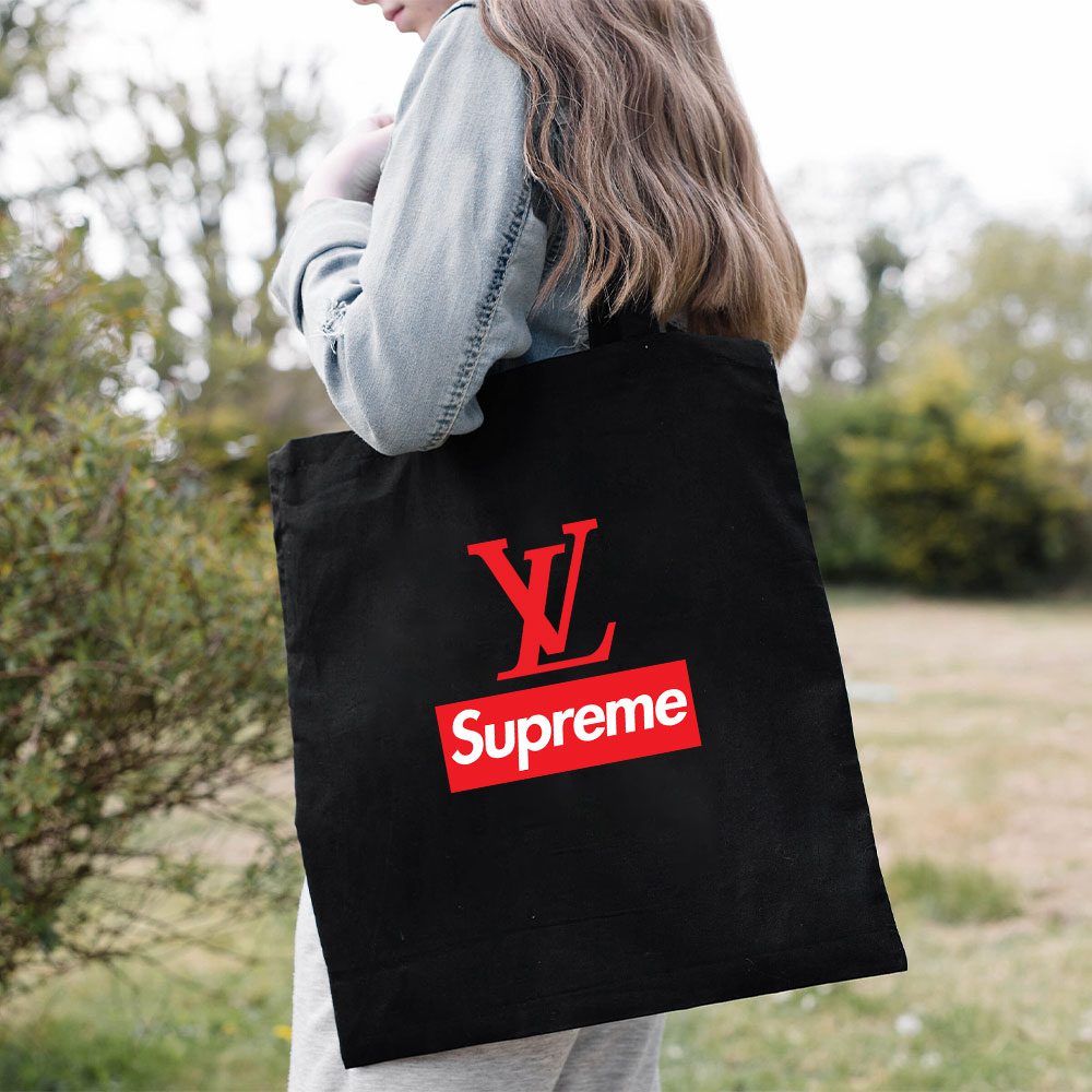 Supreme-X-Louis-Vuitton-Luxury-Logo-Cotton-Canvas-Tote-Bag-TTB1852-2
