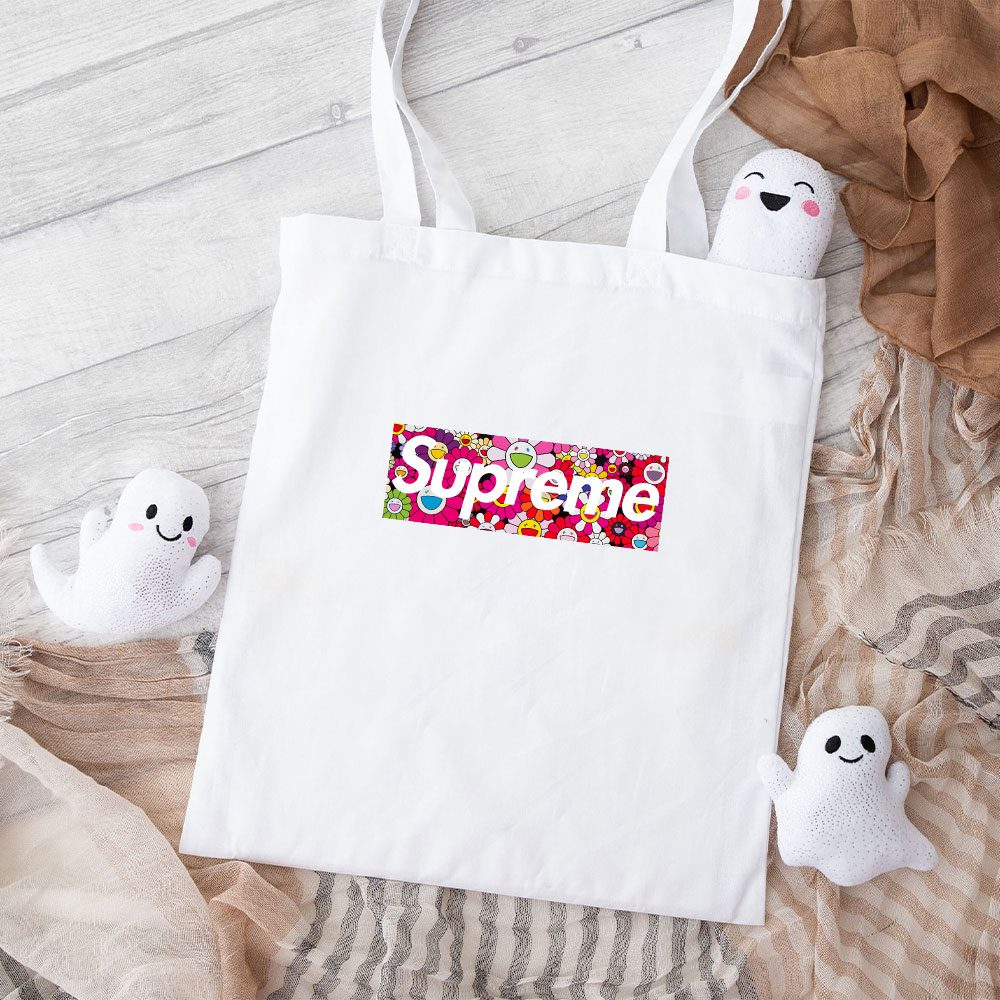 Supreme-X-Takashi-Murakami-Cotton-Canvas-Tote-Bag-TTB1884 Supreme X Takashi Murakami Cotton Canvas Tote Bag TTB1884