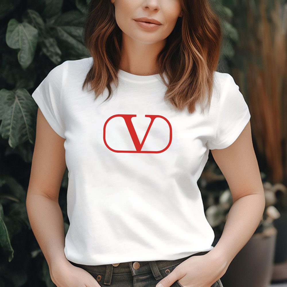 Valentino-Luxury-Logo-Lady-T-Shirt-Luxury-Tee-For-Women-LDS1898-2