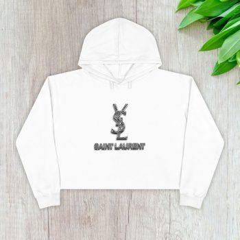 Yves Saint Laurent Diamond Logo Luxury Crop Pullover Hoodie For Lady CPH1967