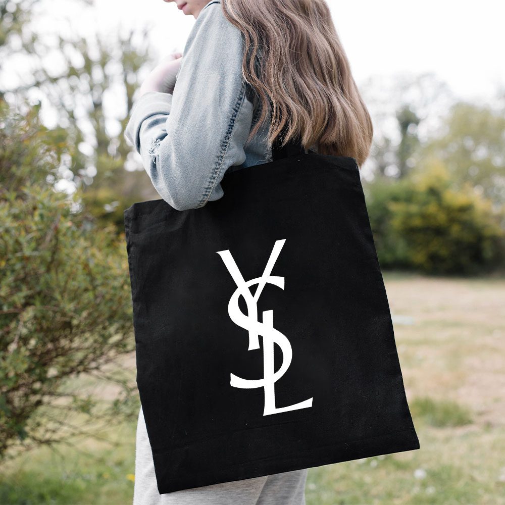 Yves-Saint-Laurent-Logo-Luxury-Cotton-Canvas-Tote-Bag-TTB1953-1