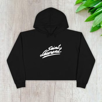 Yves Saint Laurent Logo Luxury Crop Pullover Hoodie For Lady CPH1951