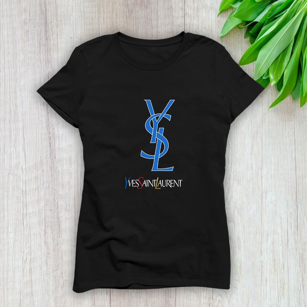 Yves-Saint-Laurent-Logo-Luxury-Lady-T-Shirt-Luxury-Tee-For-Women-LDS1960 Yves Saint Laurent Logo Luxury Lady T-Shirt Luxury Tee For Women LDS1960