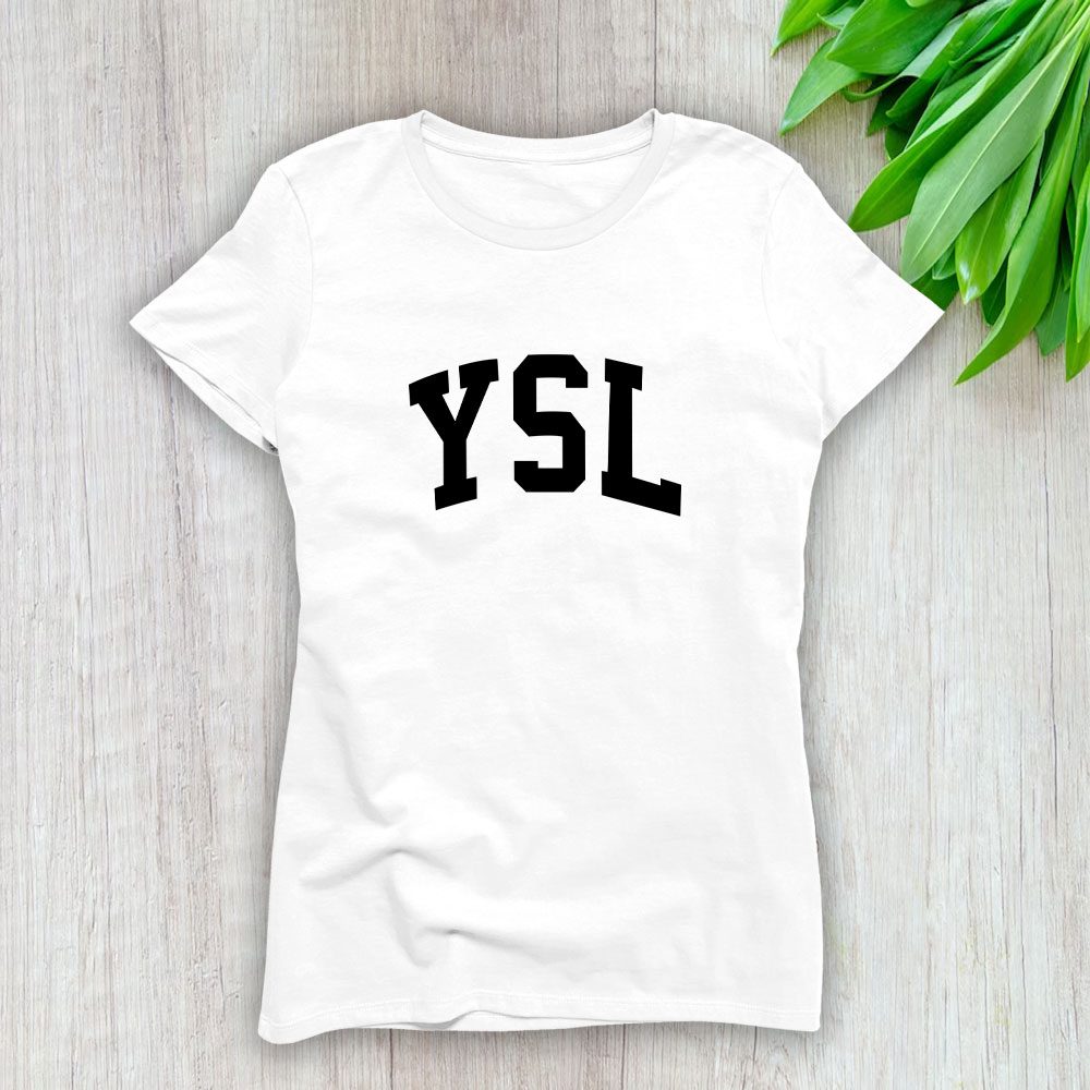 Yves-Saint-Laurent-Logo-Luxury-Lady-T-Shirt-Luxury-Tee-For-Women-LDS1962 Yves Saint Laurent Logo Luxury Lady T-Shirt Luxury Tee For Women LDS1962