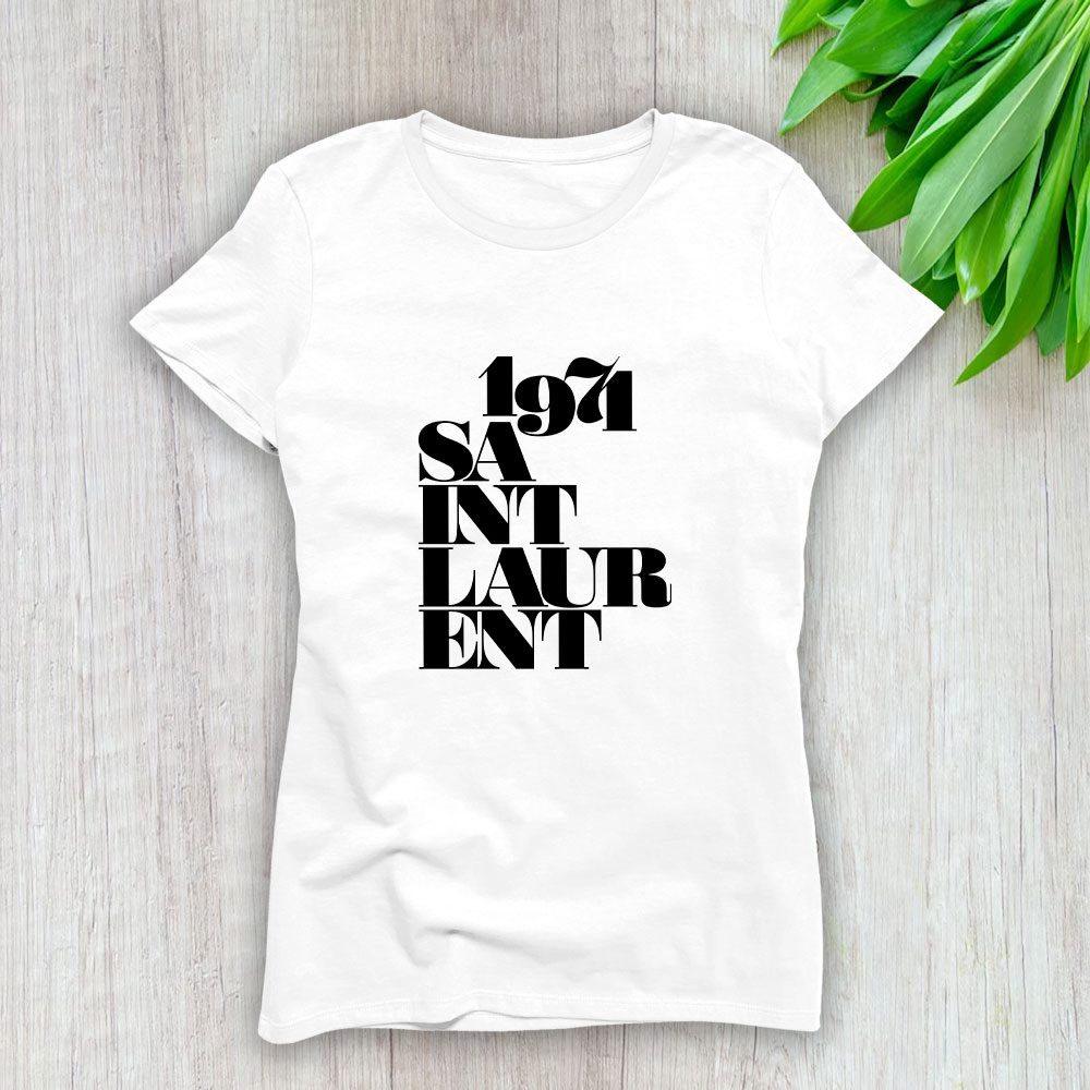 Yves-Saint-Laurent-Logo-Luxury-Lady-T-Shirt-Luxury-Tee-For-Women-LDS1963 Yves Saint Laurent Logo Luxury Lady T-Shirt Luxury Tee For Women LDS1963