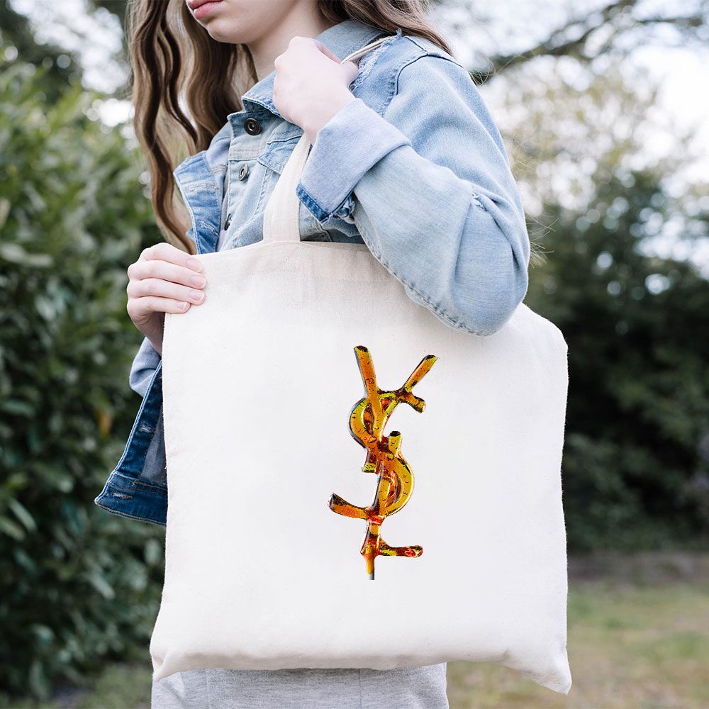 Yves-Saint-Laurent-Lollipops-Logo-Luxury-Cotton-Canvas-Tote-Bag-TTB1964-3